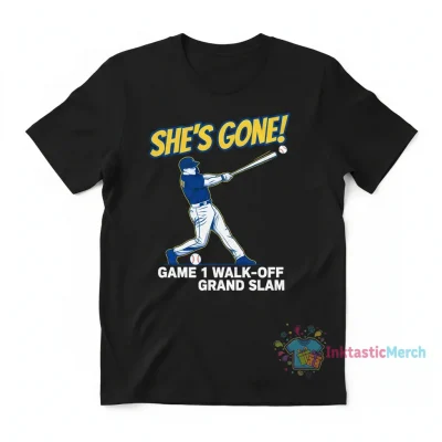 Freddie Freeman 'She Is Gone' Walk-Off Grand Slam Tee