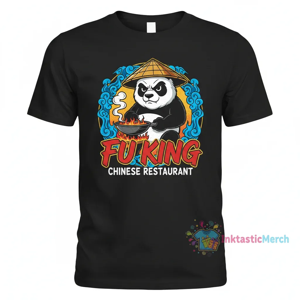Fu King Chinese restaurant. - Chinese Restaurant - T-Shirt Men's Heavyweight T-shirt 1 Fu King Chinese restaurant. - Chinese Restaurant - T-Shirt Men's Heavyweight T-shirt