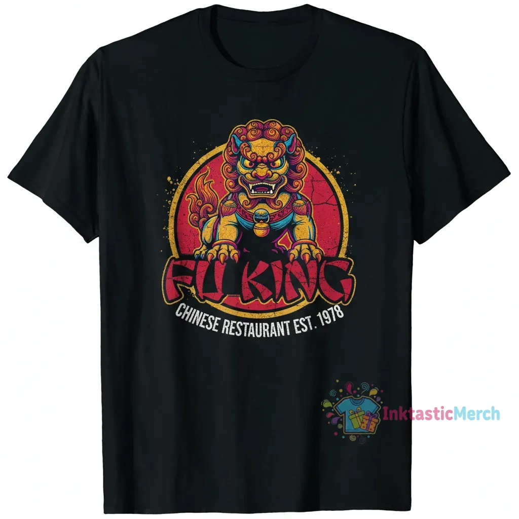 Fu King Chinese Restaurant T Shirts Men's Classic T-shirt 1 Fu King Chinese Restaurant T Shirts Men's Classic T-shirt
