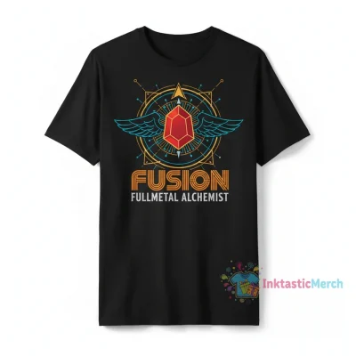 Fusion Fullmetal Alchemist 36 T-Shirts Men's Heavyweight T-shirt