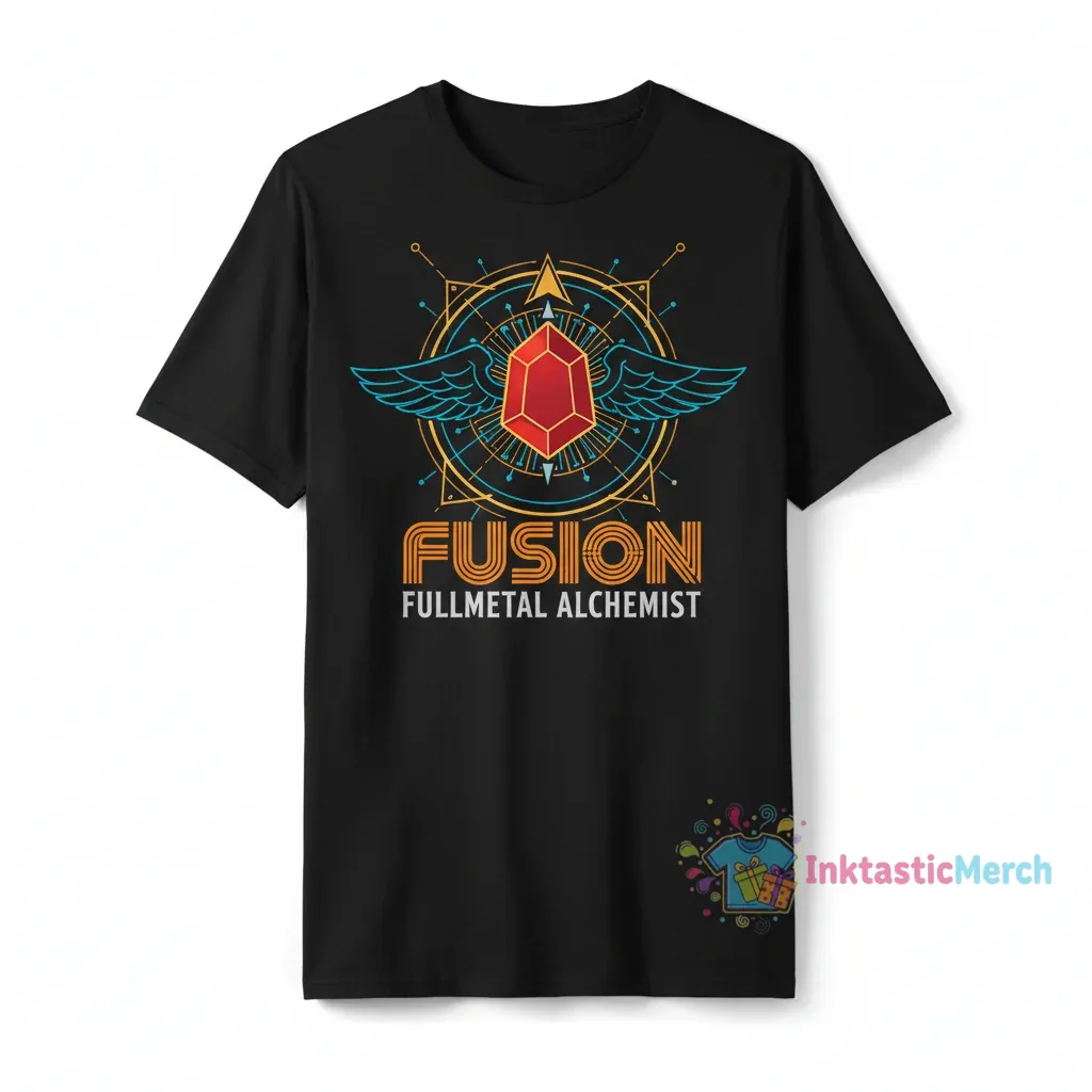 Fusion Fullmetal Alchemist 36 T-Shirts Men's Heavyweight T-shirt 1 Fusion Fullmetal Alchemist 36 T-Shirts Men's Heavyweight T-shirt