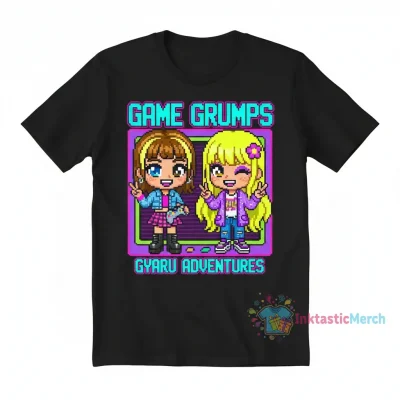 Game Grumps Game Gyaru T-Shirt - Youth XL Black