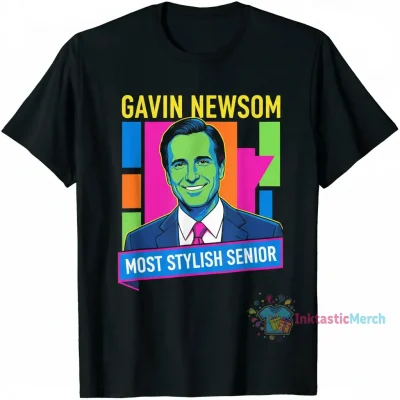 Gavin Newsom's Signature Stylish Senior Shirt