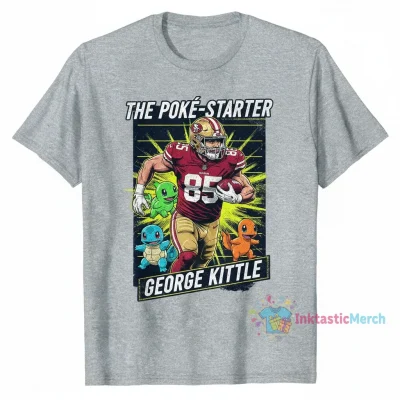 George Kittle x Pokemon 'The Starters' Tee