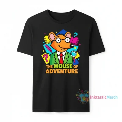 Geronimo Stilton Men's Heavyweight T-Shirt - Black, Size S