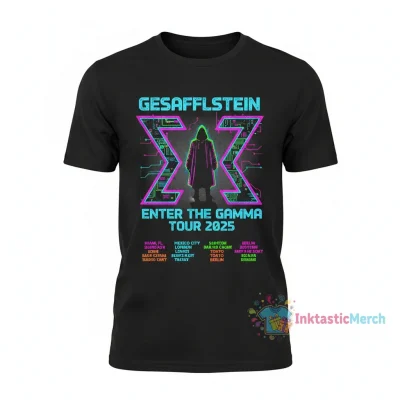 Gesaffelstein Enter The Gamma Tour 2025 Tour Shirt Men's Classic T-shirt Design File Black