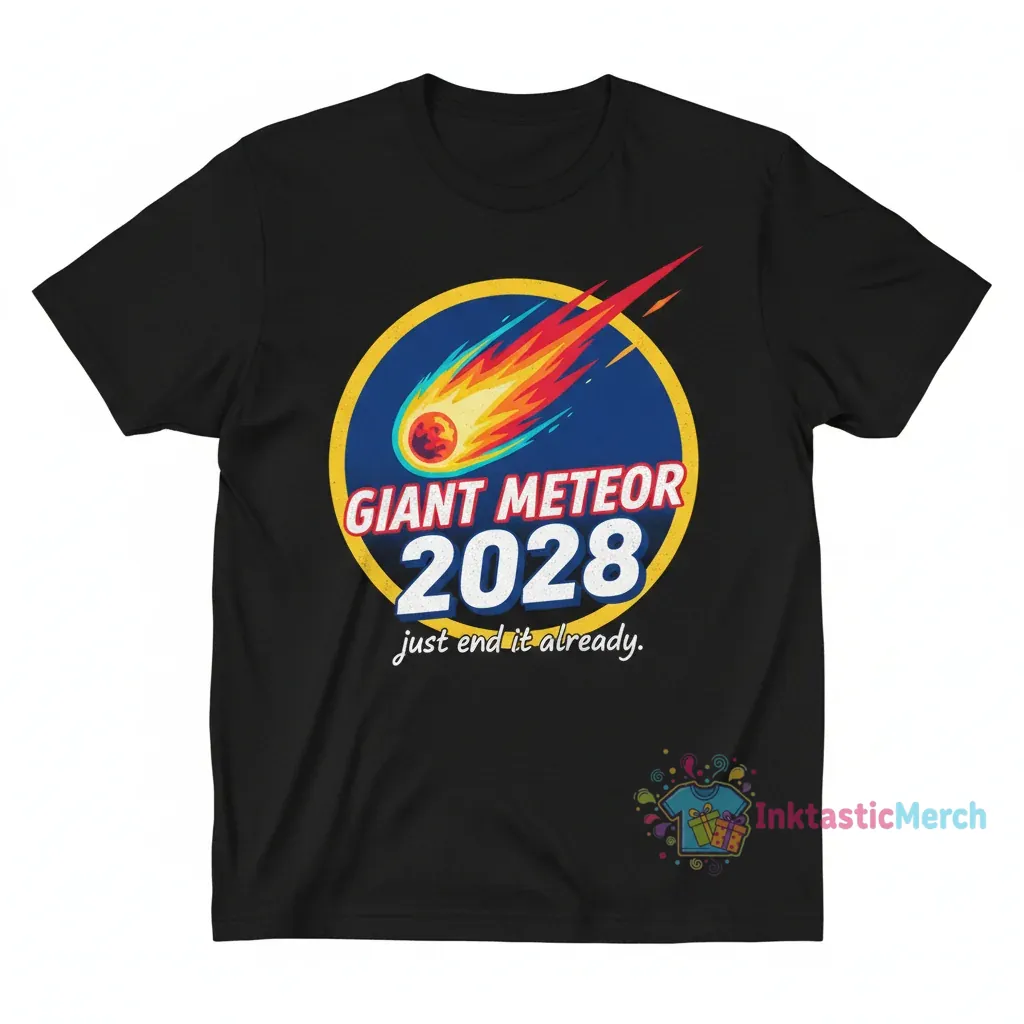Giant Meteor 2028 - End It Already Shirt 1 Giant Meteor 2028 - End It Already Shirt