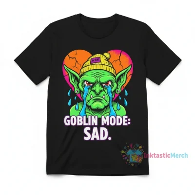 Goblin Boohoo Crying Cartoon T-Shirt