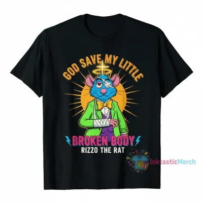 Rizzo the Rat Muppets "God Save My Little Broken Body" T-Shirt