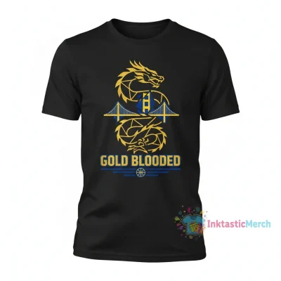 Golden State Warriors 'Gold Blooded' Fan Tee: Durability & Style