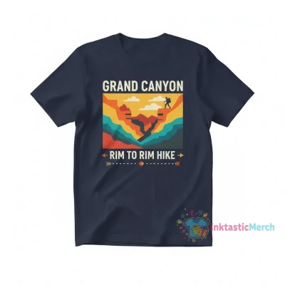 Grand Canyon Rim to Rim Hike: The Ultimate R2R Adventure Tee