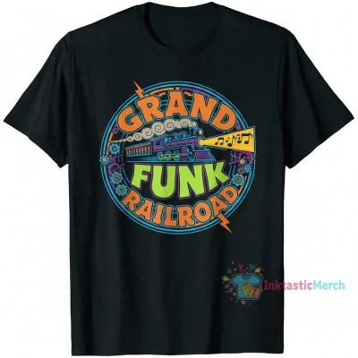 Grand Funk Railroad Merch T-shirt Men's Heavyweight T-shirt