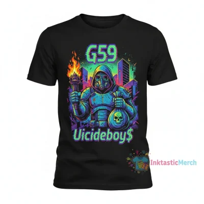 G59 Robber Suicideboys Uicideboy Grey Five Nine Tee