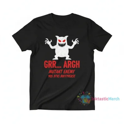 Grr Argh Monster Buffy The Vampire Slayer T-Shirt | BTVS Mutant Enemy 90s Apparel
