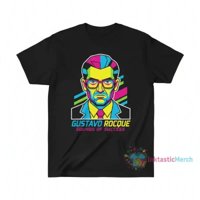 Gustavo Rocque Men's Heavyweight T-Shirt - Black, Size S