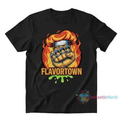 Guy Fieri Knuckle Sandwich Heavyweight Tee - Black (Size S)
