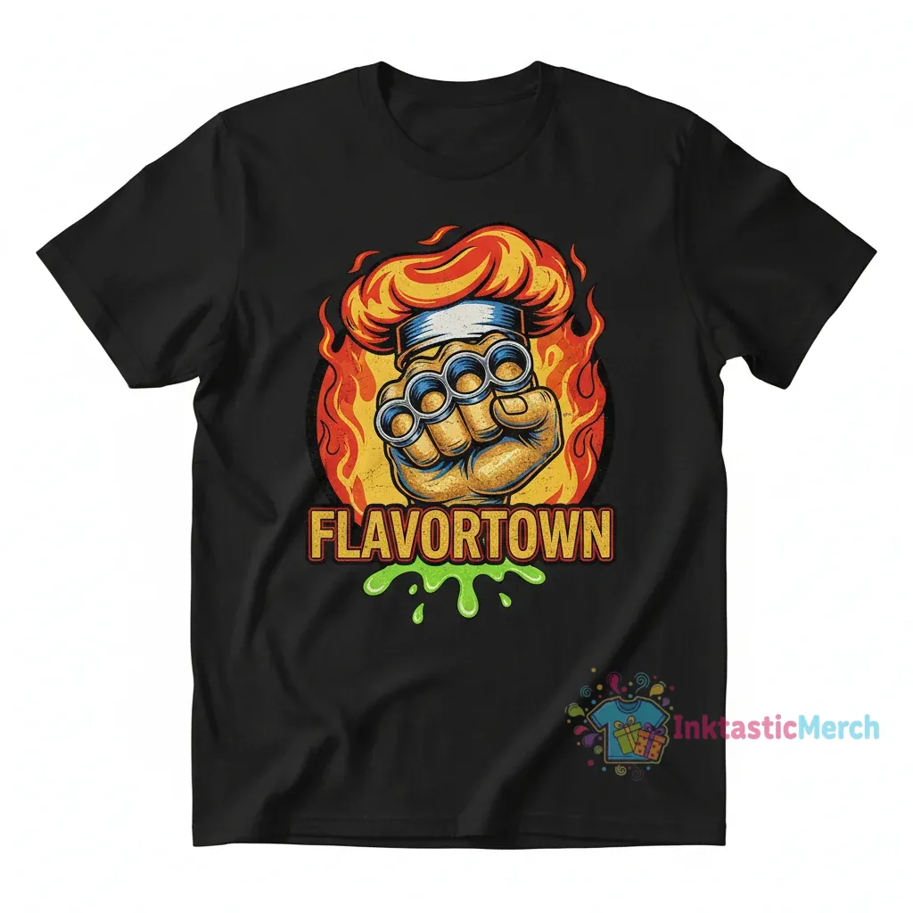 Guy Fieri Knuckle Sandwich Heavyweight Tee - Black (Size S) 1 Guy Fieri Knuckle Sandwich Heavyweight Tee - Black (Size S)