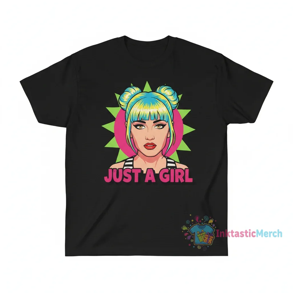 Gwen Stefani Heavyweight Cotton T-Shirt for Men - Classic Black (Size S) 1 Gwen Stefani Heavyweight Cotton T-Shirt for Men - Classic Black (Size S)