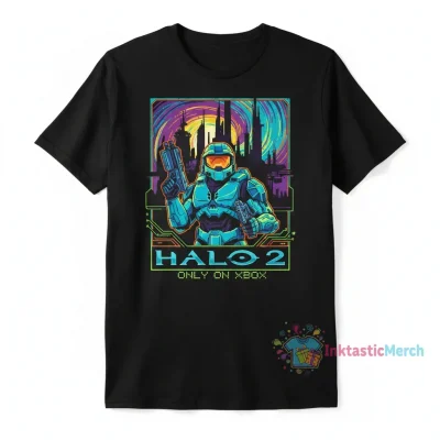 Halo 2 Only on Xbox Poster T-Shirt