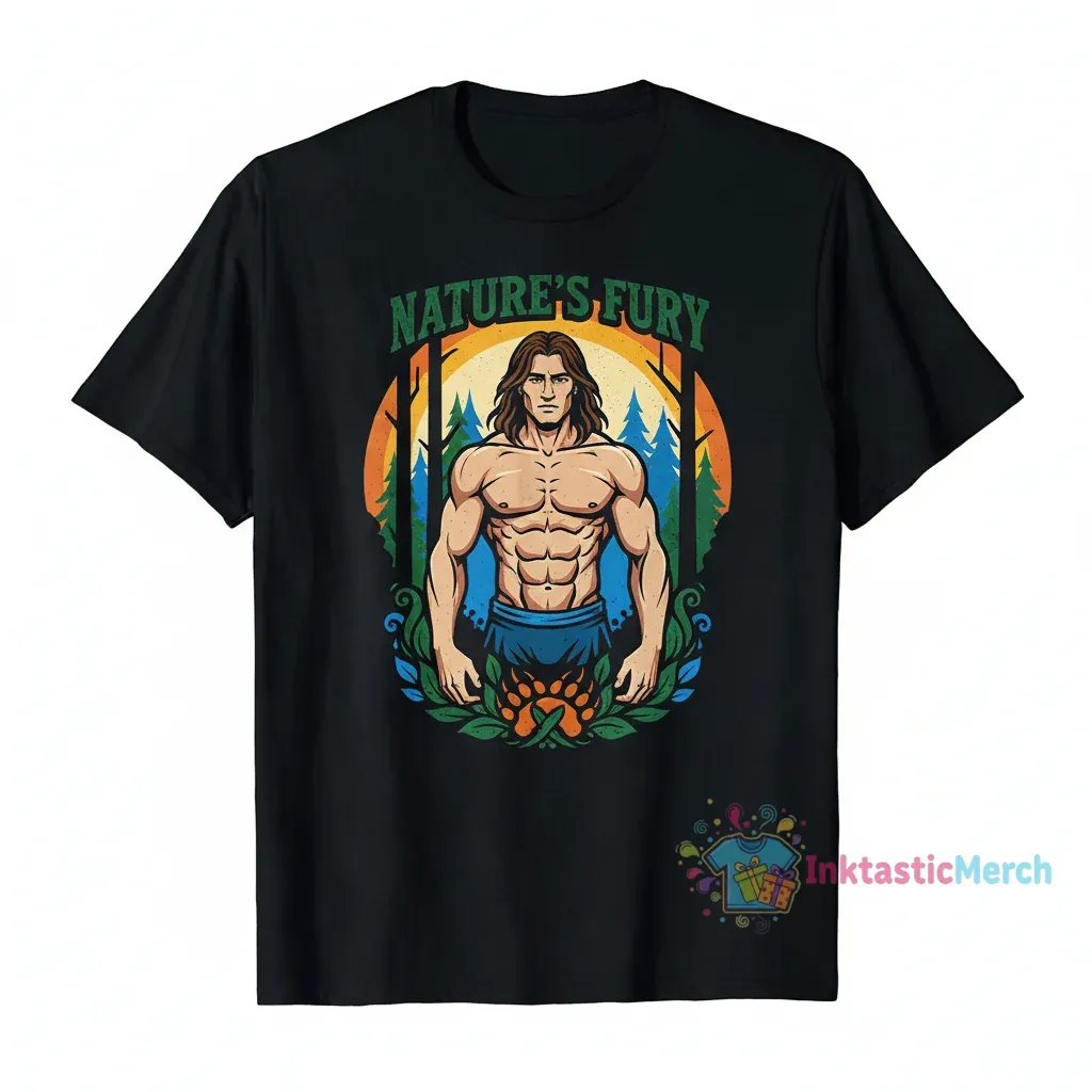Halsin Shirtless Showing Abs T-Shirts Men's Heavyweight T-shirt 1 Halsin Shirtless Showing Abs T-Shirts Men's Heavyweight T-shirt