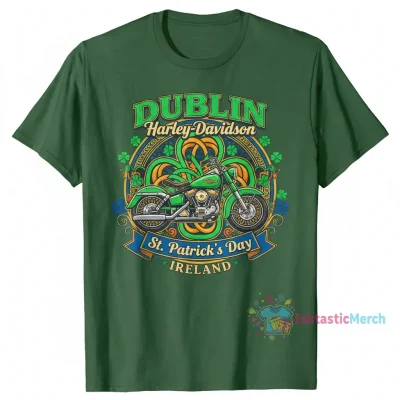 Harley Davidson Dublin Ireland St Patrick's Day T-Shirt