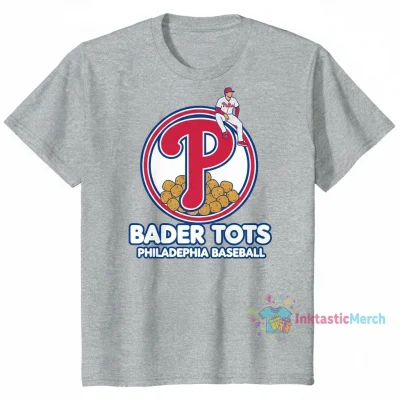 Harrison Bader Philadelphia Phillies Bader Tots Tee