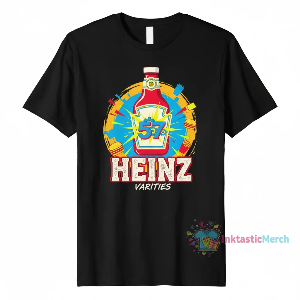 Heinz 57 Men's Classic T-Shirt - Black 1 Heinz 57 Men's Classic T-Shirt - Black