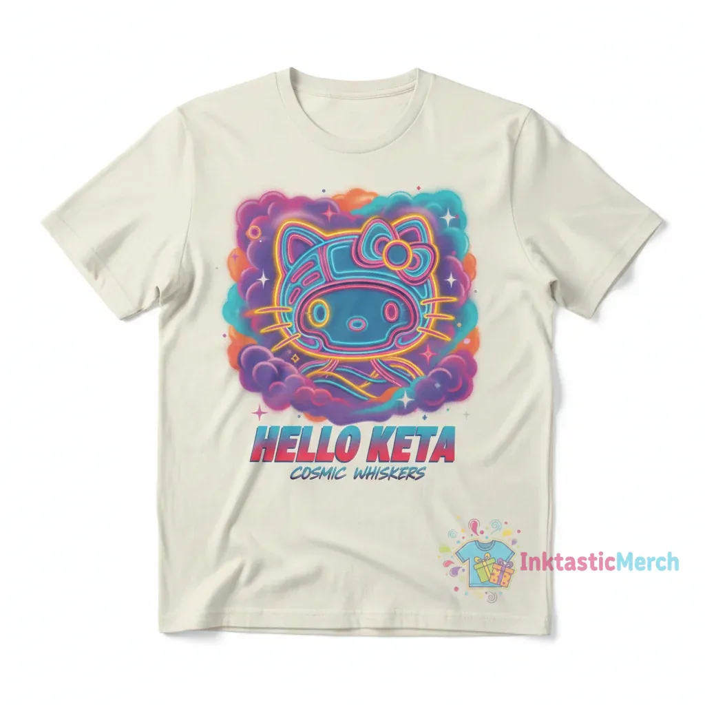 Hello Keta Hello Kitty: Wearable Art Airbrush Tee 1 Hello Keta Hello Kitty: Wearable Art Airbrush Tee