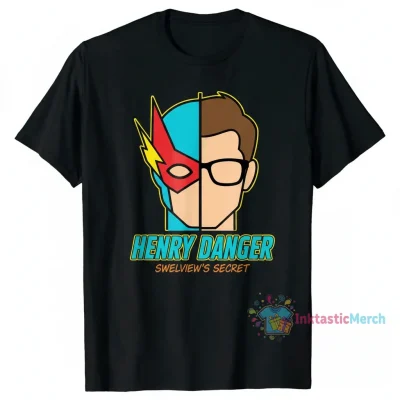 Henry Danger Classic Heavyweight T-Shirt - Men's Size S, Black