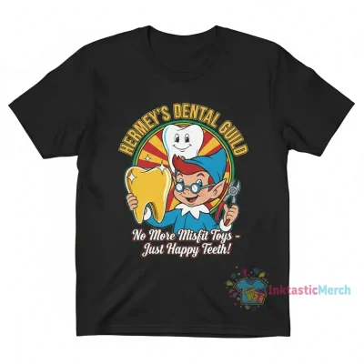 Hermey The Elf Dentistry T-Shirt | Classic Cartoon Comfort