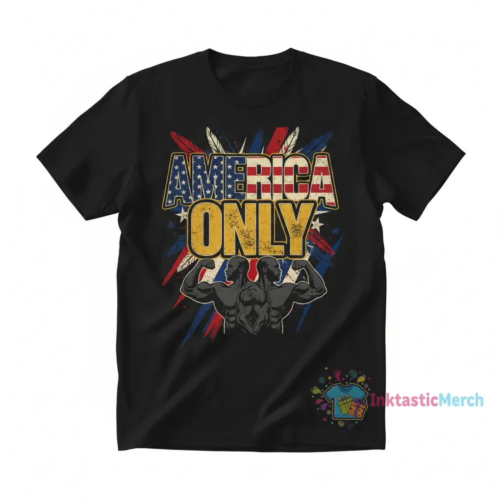 Hodgetwins on Twitter "America Only" T-Shirt 1 Hodgetwins on Twitter "America Only" T-Shirt