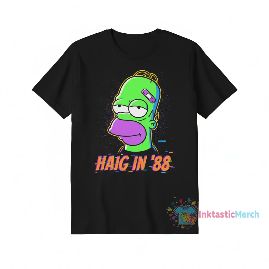 Homer Simpson '88 Haig Shirt - Durable & Vibrant 1 Homer Simpson '88 Haig Shirt - Durable & Vibrant