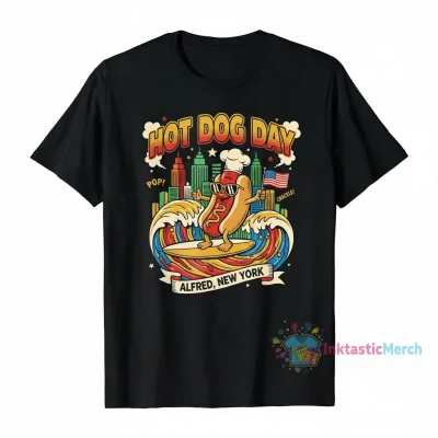 Alfred New York Hot Dog Day T-Shirt