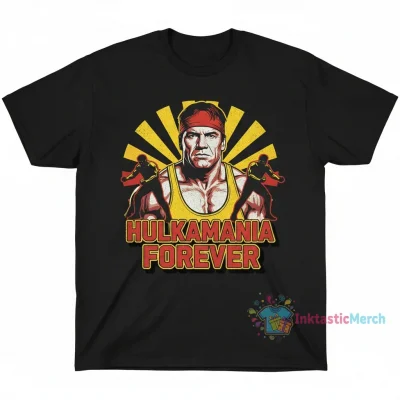 Hulk Hogan "Hulkamania Forever" Vintage Graphic Tee