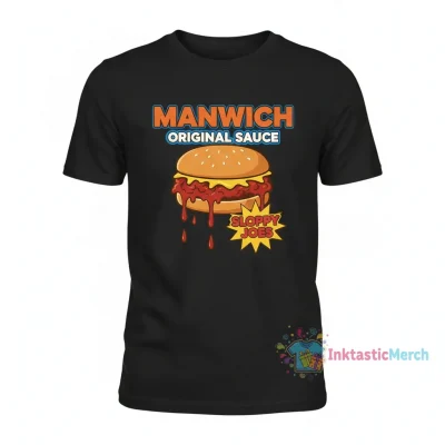 Hunt's Manwich Original Sloppy Joe Sauce Graphic Tee - Men's Heavyweight Black (S)