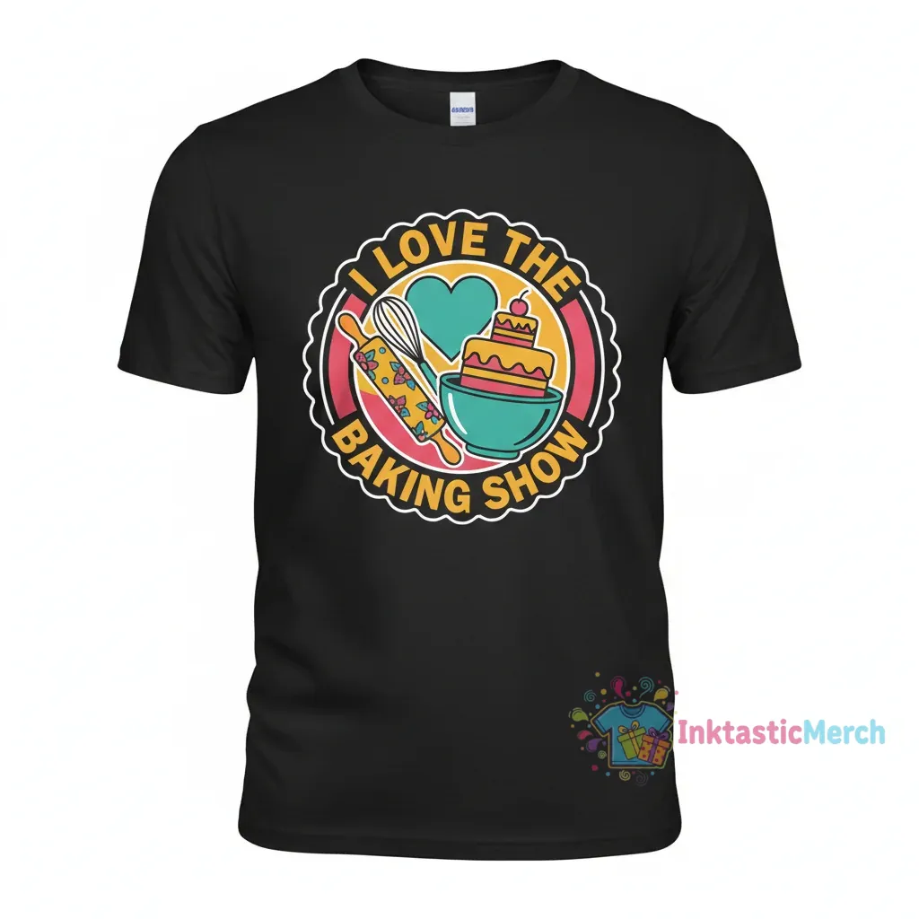 I <3 the Great British Bake Off - Great British Baking Show - T-Shirt Men's Heavyweight T-shirt 1 I <3 the Great British Bake Off - Great British Baking Show - T-Shirt Men's Heavyweight T-shirt