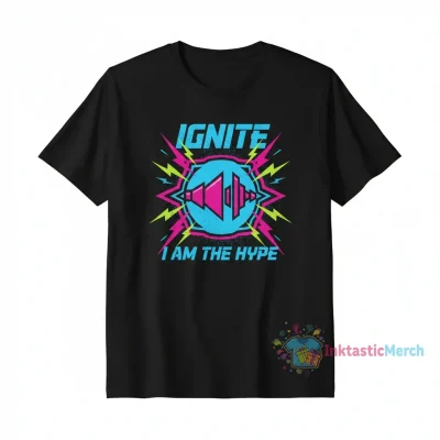 I AM THE HYPE Men's Heavyweight T-Shirt - Black, Size S