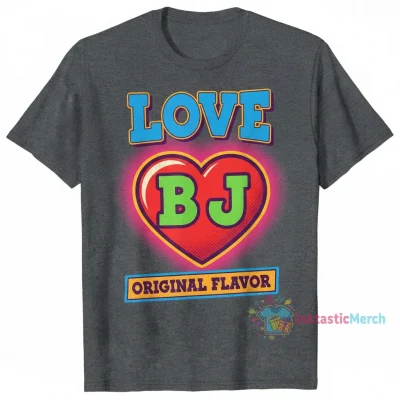 I Love BJ Men's Heavyweight T-Shirt - Sport Grey