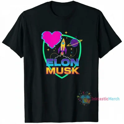 I Love Elon Musk Heavyweight T-Shirt - Men's Black, Size S