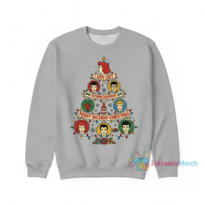 I Love Lucy Christmas Tree Sweater