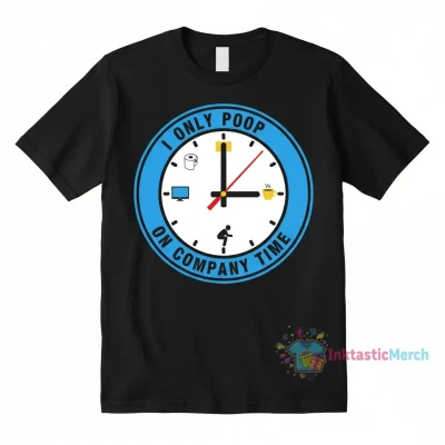 Company Time Poop Tee