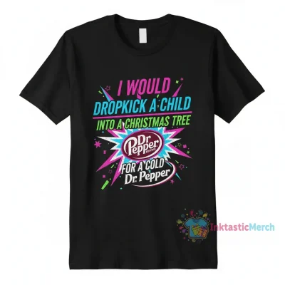 Dr Pepper Christmas Tree Dropkick T-Shirt: The Ultimate Fan Tee