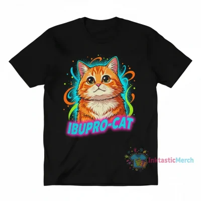 Ibuprofen Cat Meme T-Shirt