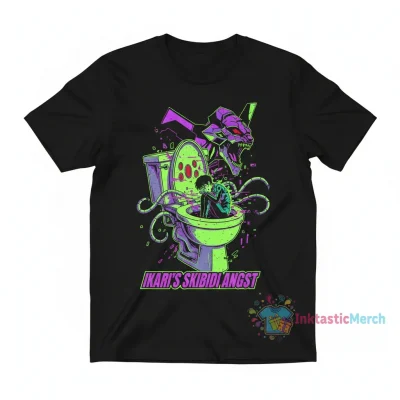 Ikari Shinji Skibidi Toilet Evangelion Tee: Durable & Vibrant