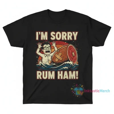 I'm Sorry Rum Ham Frank Reynolds T-Shirt - Iconic TV Show Fan Apparel