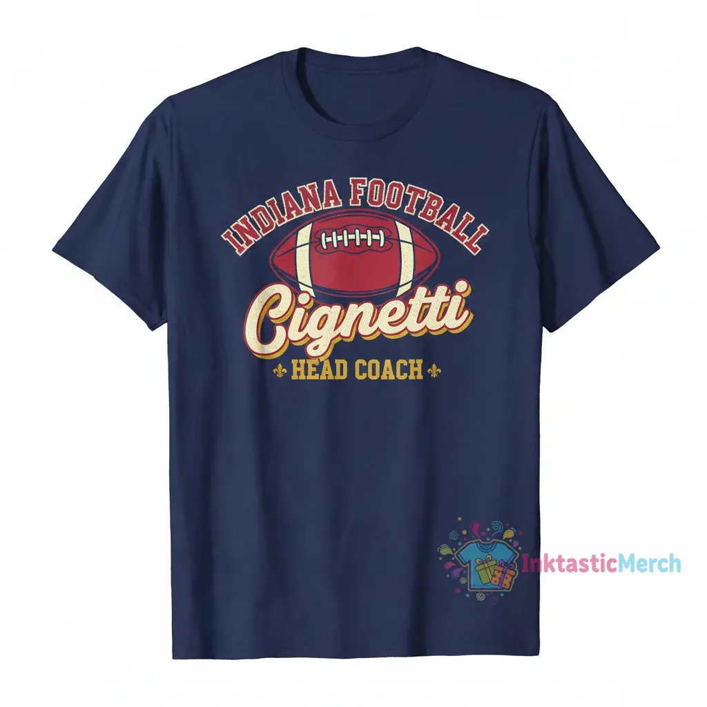 Indiana Football Coach Cignetti Tee 1 Indiana Football Coach Cignetti Tee