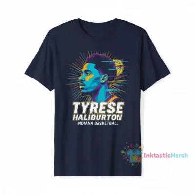 Indiana Pacers Tyrese Haliburton Basketball Fan T-Shirt