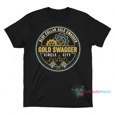 Indiana Pacers Blue Collar Gold Swagger Circle City T-Shirt