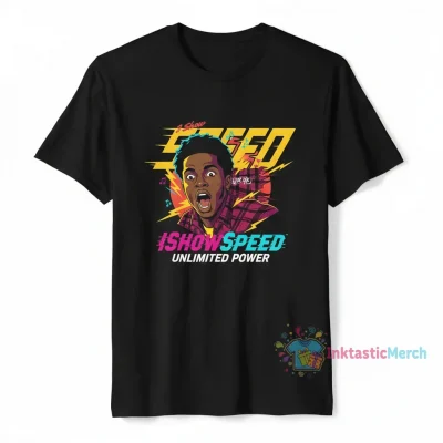 Ishowspeed Graphic Heavyweight Tee - Black (S)