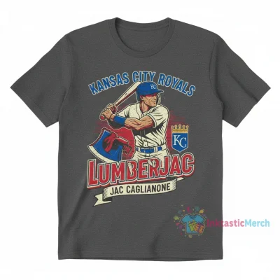 Jac Caglianone LumberJac Kansas City Royals T-Shirt
